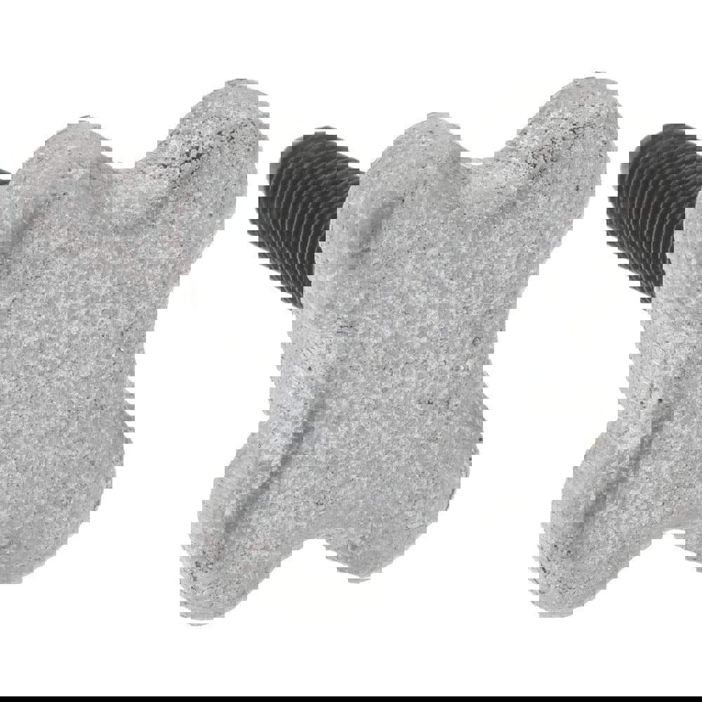 12L14 Steel Thumb Screw: 1/4-20, Lobed Head